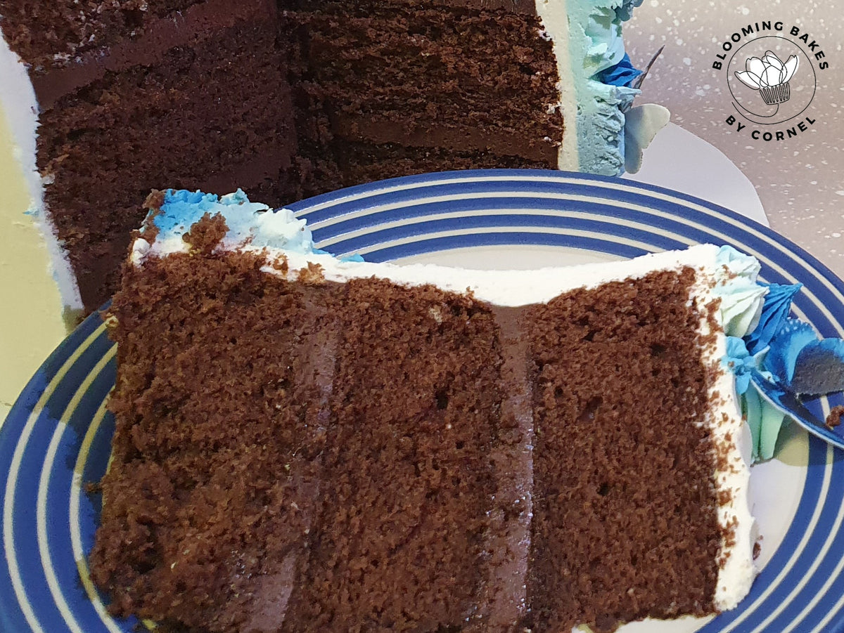 Chocolate Cake Recipe – Blooming Bakes by Cornel