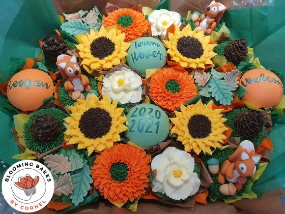 Woodland Themed Cupcake Bouquet