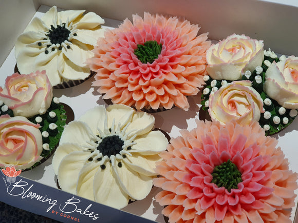 Flower Cupcake Boxes